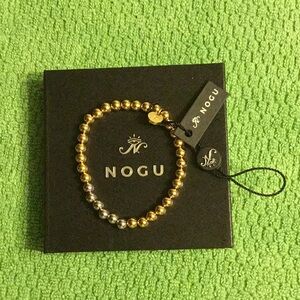NWT Gold and Silver Beaded Bracelet